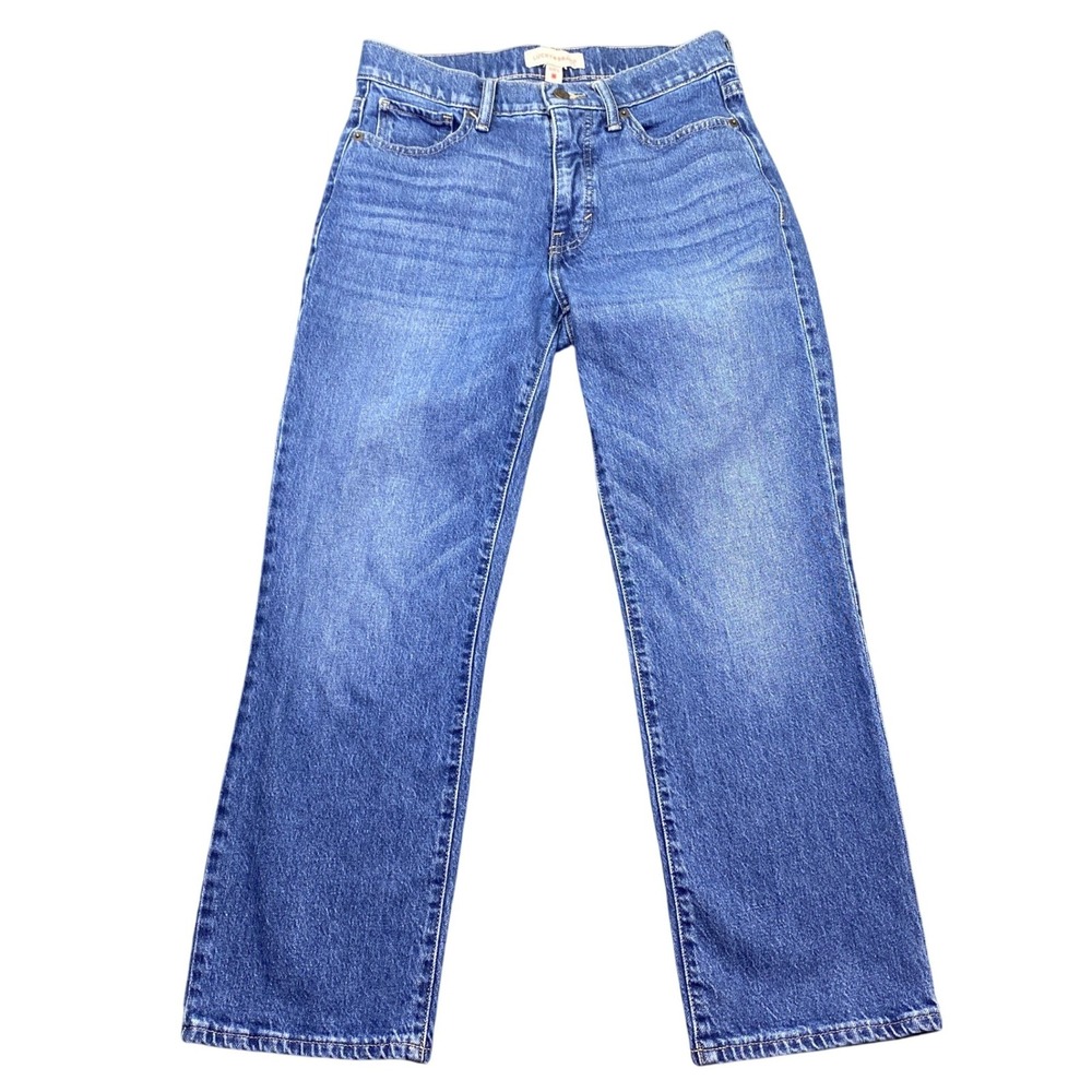 Lucky Brand Zoe High Rise Straight Leg Jeans Blue Denim Size 4/27 A Skater